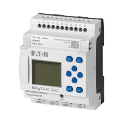 Easy E4, 100 - 240 V AC, 110 - 220 V DC, 8DI, 4DQ relais, met display,